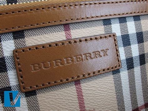 signs of a fake burberry bag